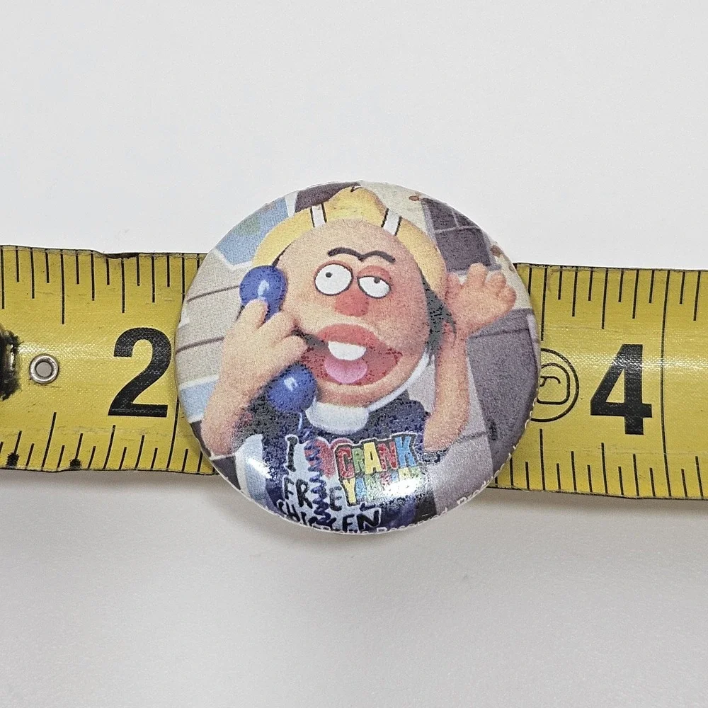 Vintage 2002‎ Comedy Central Crank Yankers Pin Button 1.5 Inch Rare